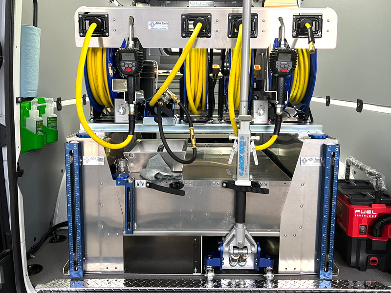 Compact Mobile Van Oil System