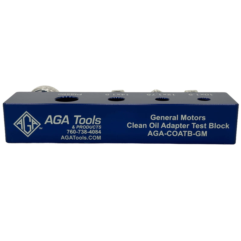 Clean Oil Adapter Test Block - GM