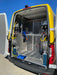 The Full-Size Mobile Van Oil System also features four electronic oil dispensing handles that offer manual and preset settings for ease of use, and there are four 50' new oil hose reels and a 50' hose reel specifically designed for the remote pump. Additionally, a 50' air hose reel is included in the system.