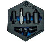 Using the AGA 16mm Drain Plug Repair Kit will fix all issues with having to use a helicoil or timesert.