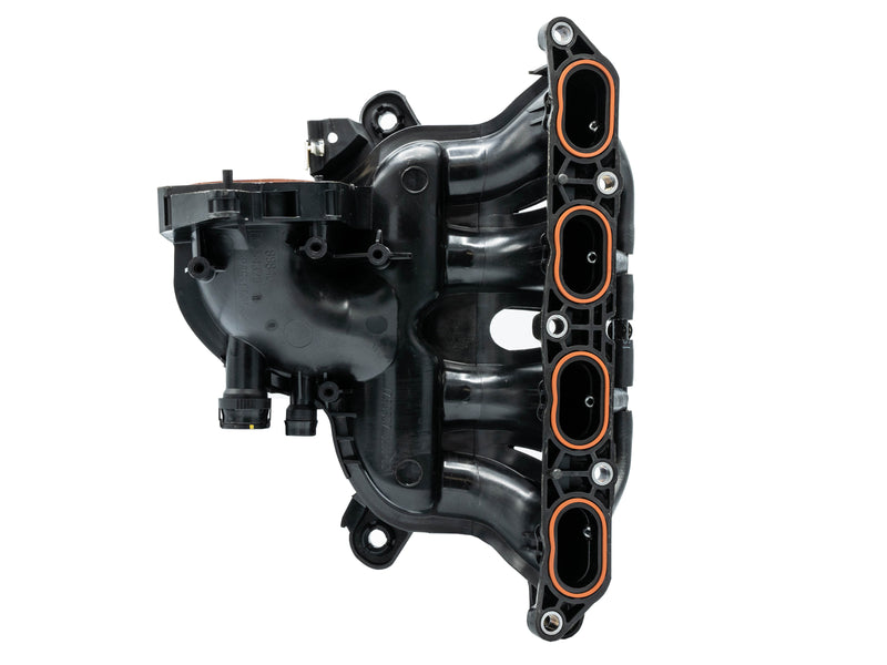 MINI N14 updated manifold addresses cold climate issues and is re-manufactured by AGA Tools. The manifold  comes with new intake runner and throttle body seals. The air box grommets are installed.